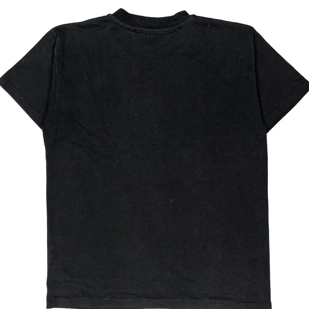 Age 14-16 Hanes Graphic T-Shirt - Large Black Cotton Blend - Image 7