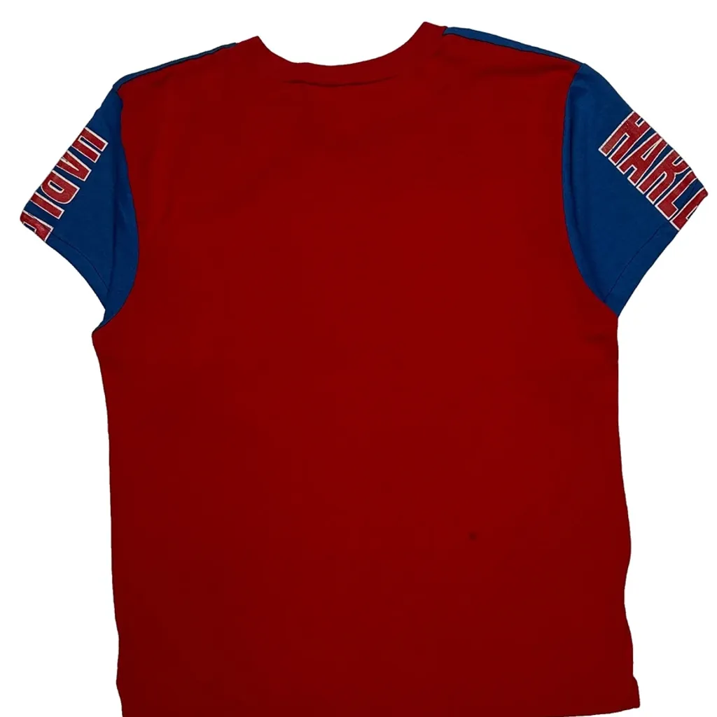 Age 14-16 Harley Davidson Graphic T-Shirt - Large Red Cotton - Image 6
