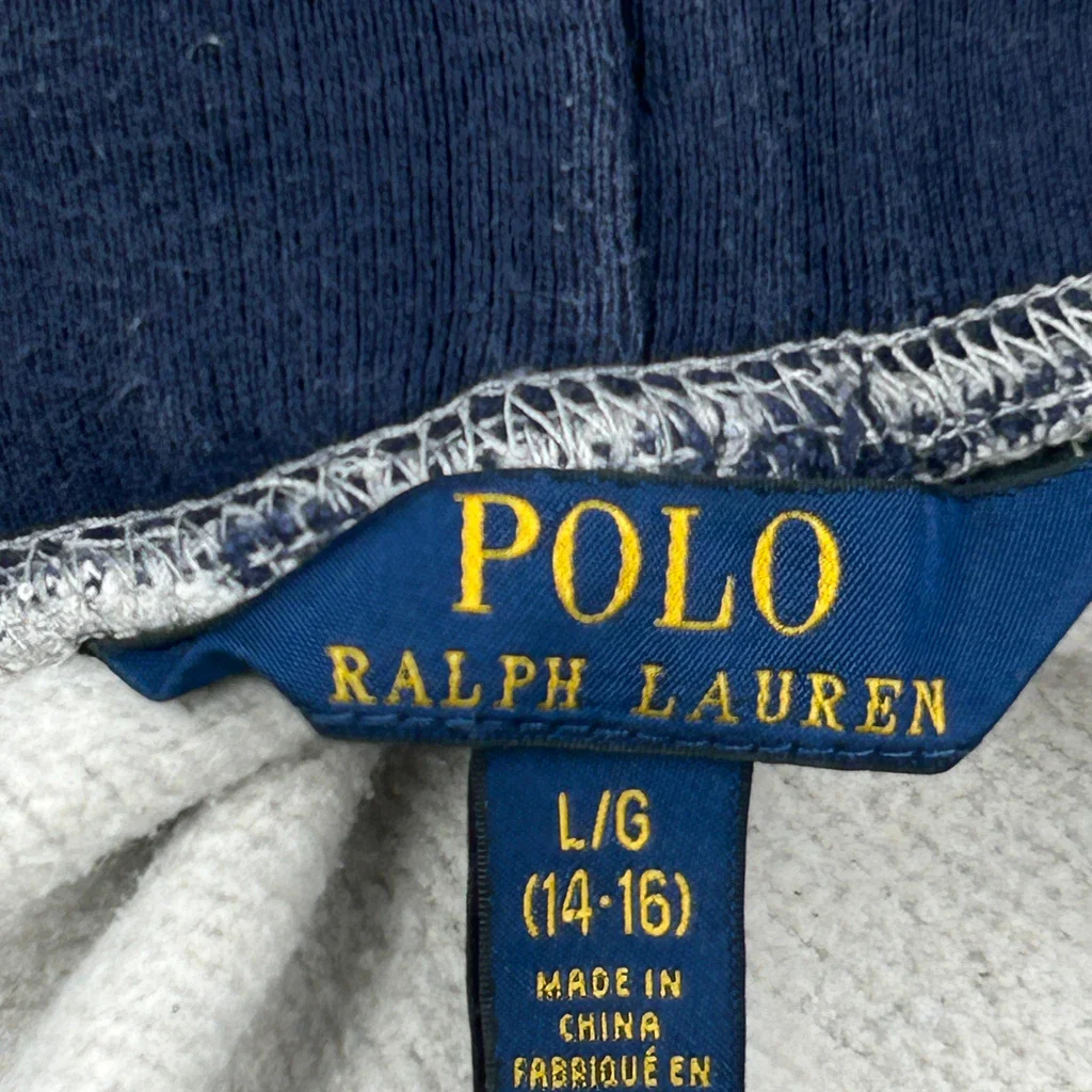 Age 14-16 Polo By Ralph Lauren Joggers - Large Gray Cotton - Image 3