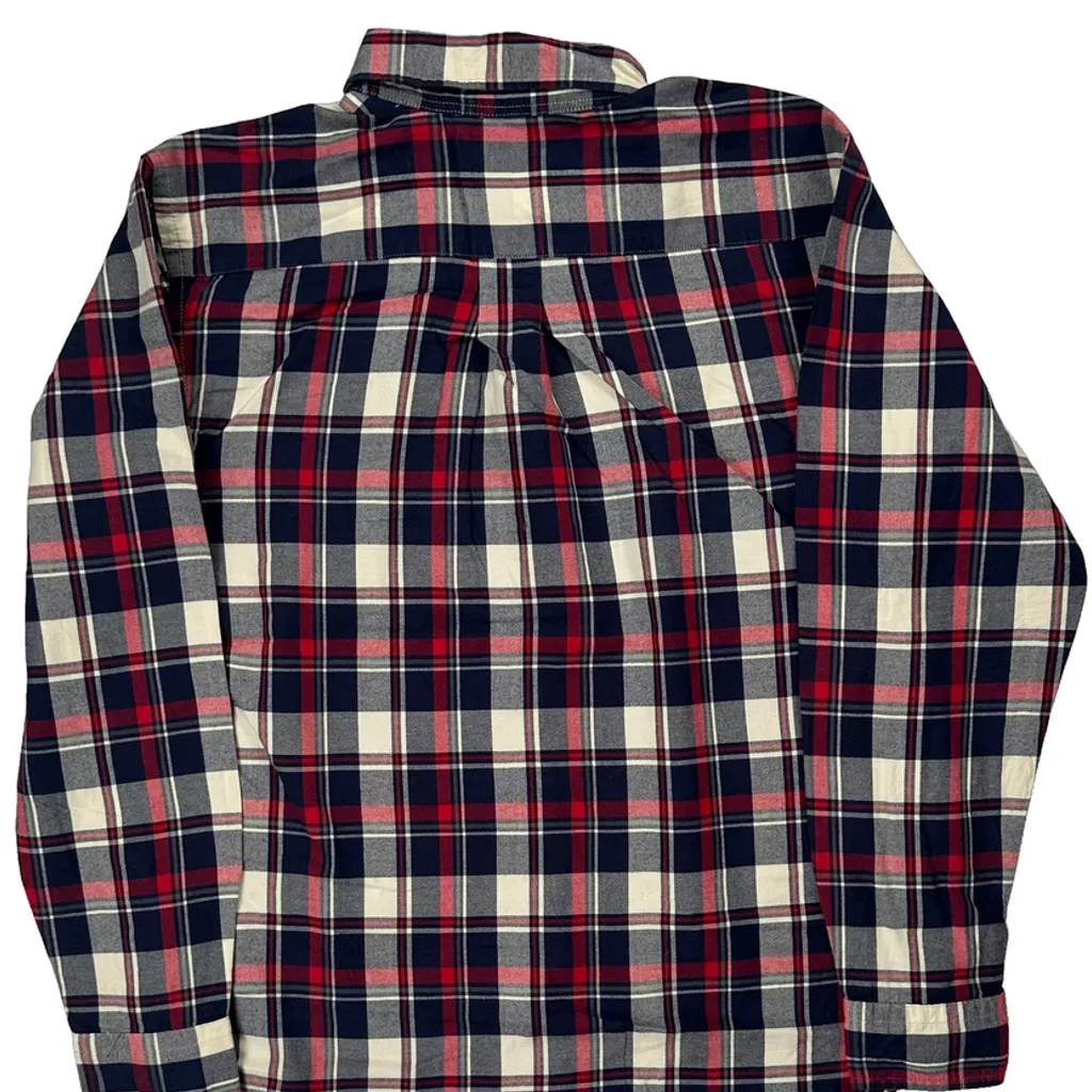 Age 14-16 Ralph Lauren Checked Flannel Shirt - Large Multicoloured Cotton - Image 6