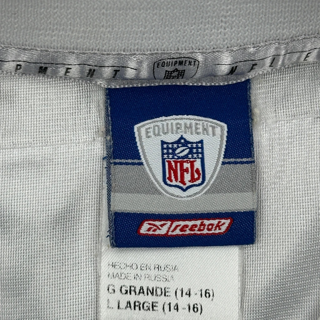 Age 14-16 Reebok Raiders Jersey - Large White Polyester - Image 3