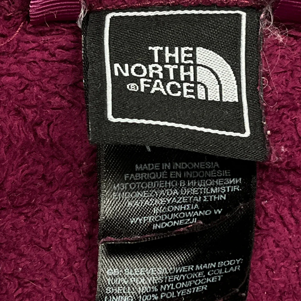 Age 14-16 The North Face Denali Fleece Jacket - Large Purple Polyester - Image 3
