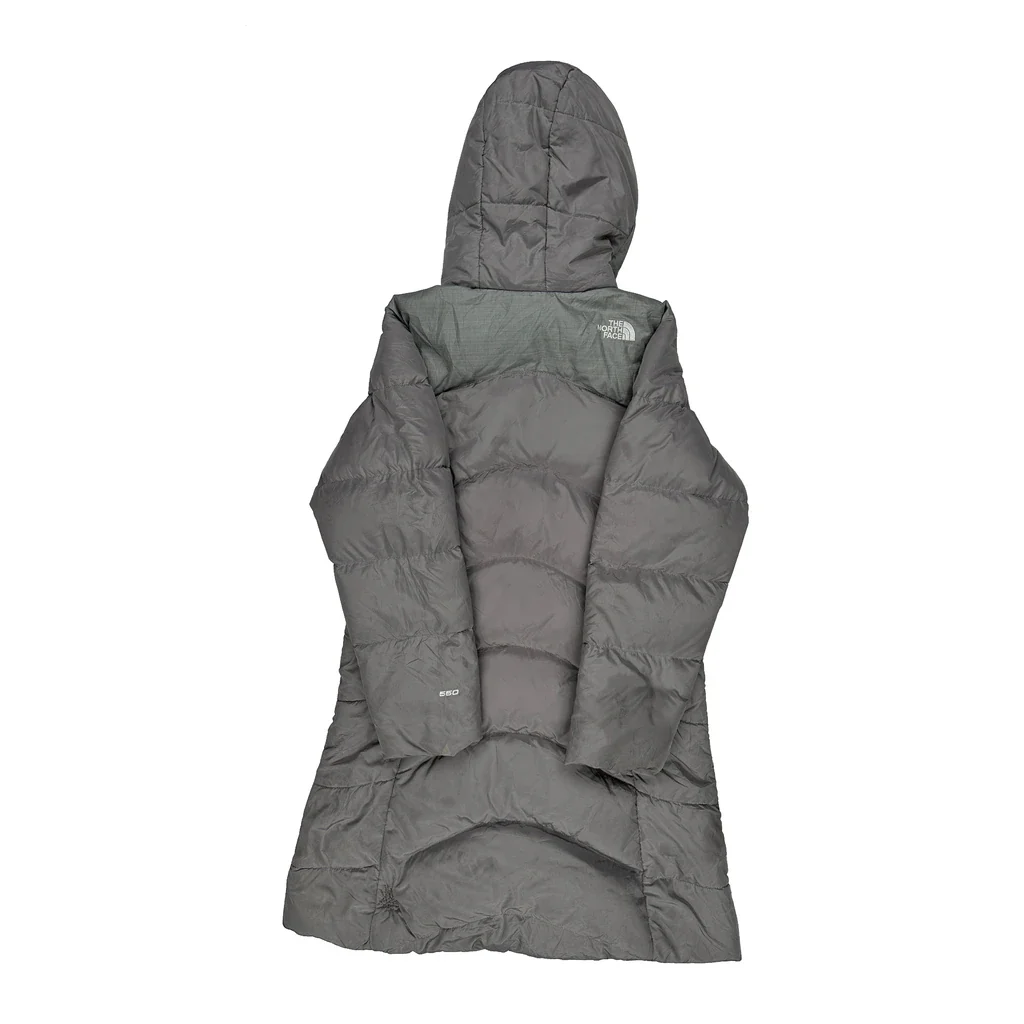 Age 14-16 The North Face Puffer - Large Grey Down - Image 2