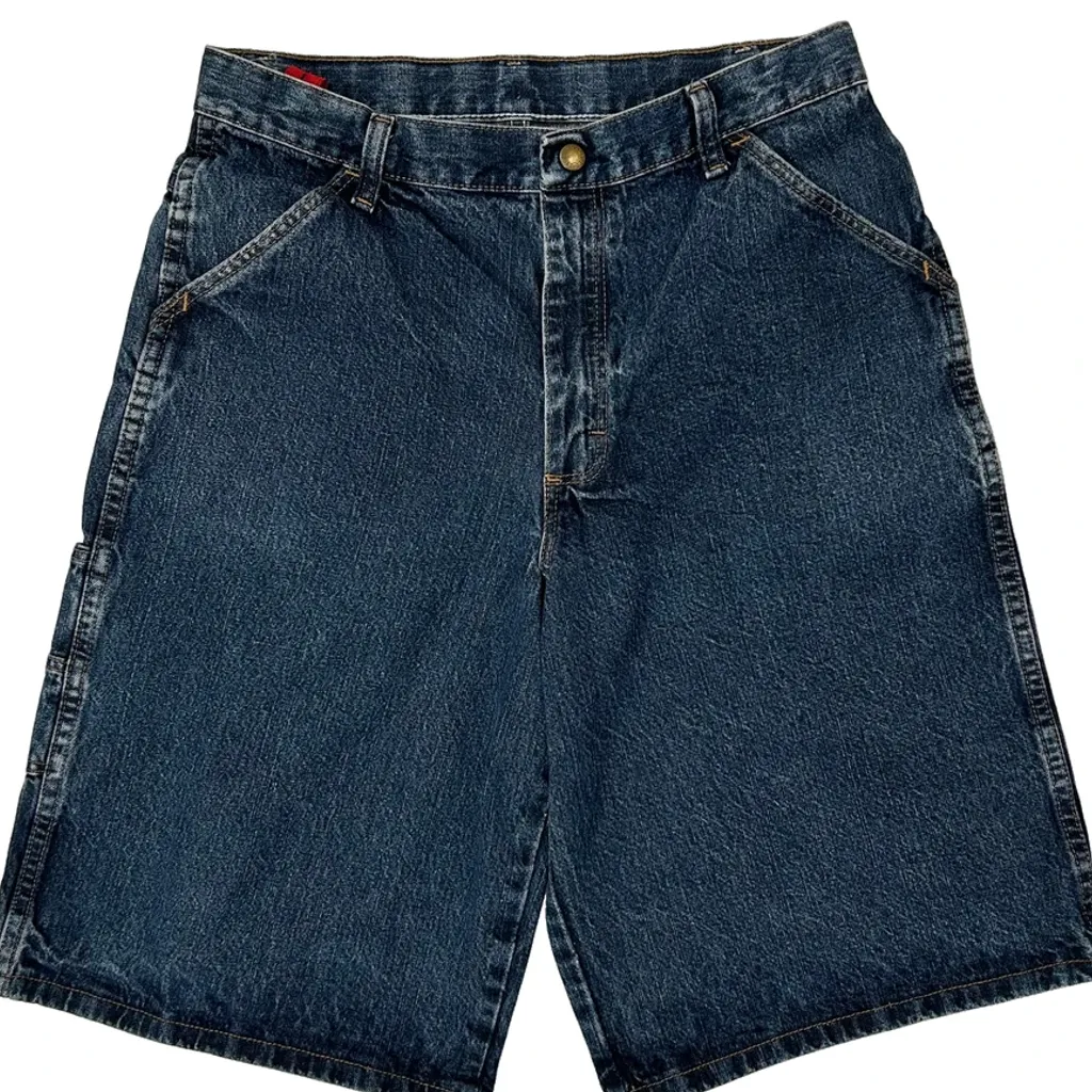 Age 14-16 Unbranded Denim Shorts - 28W 12L Blue Cotton - Image 10