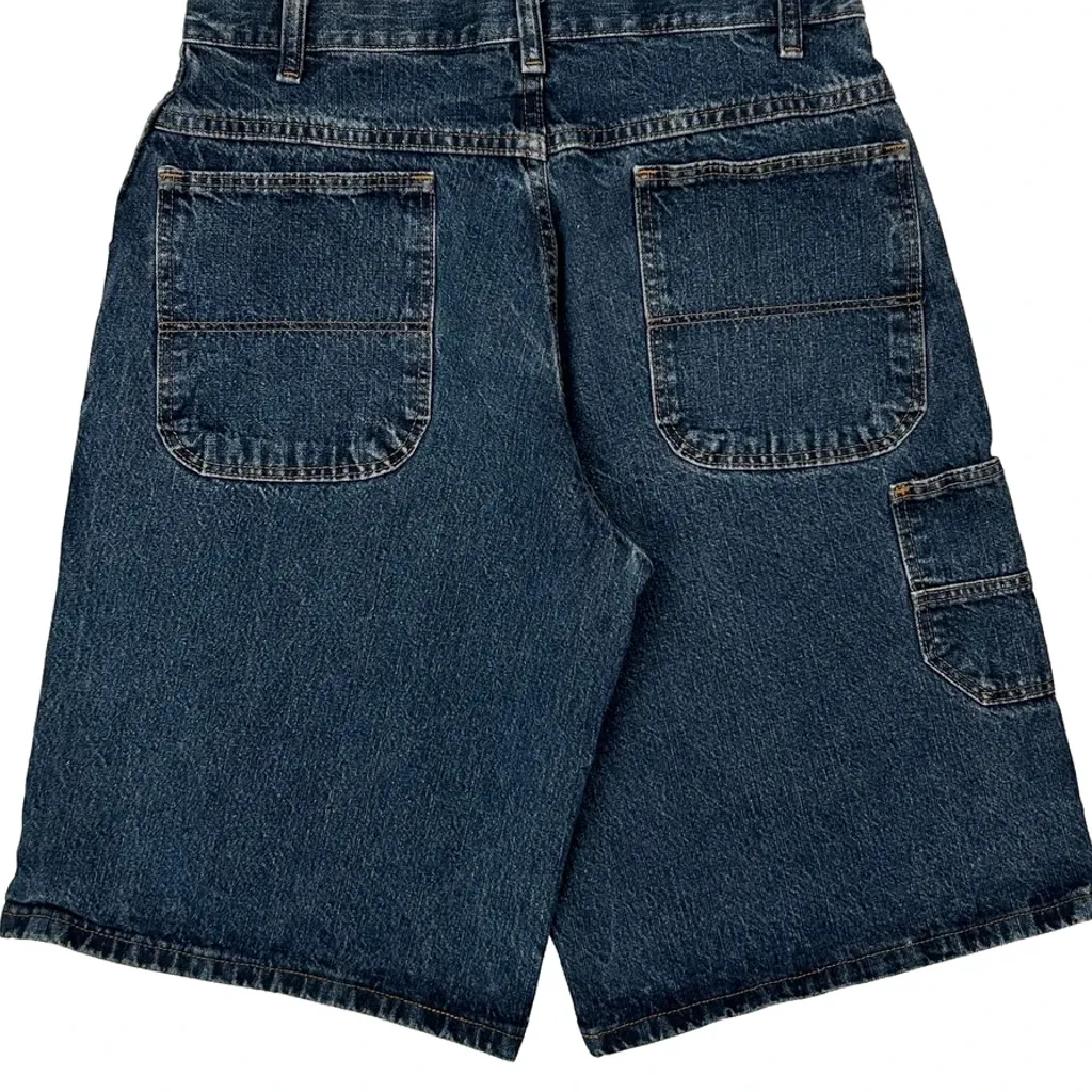 Age 14-16 Unbranded Denim Shorts - 28W 12L Blue Cotton - Image 7