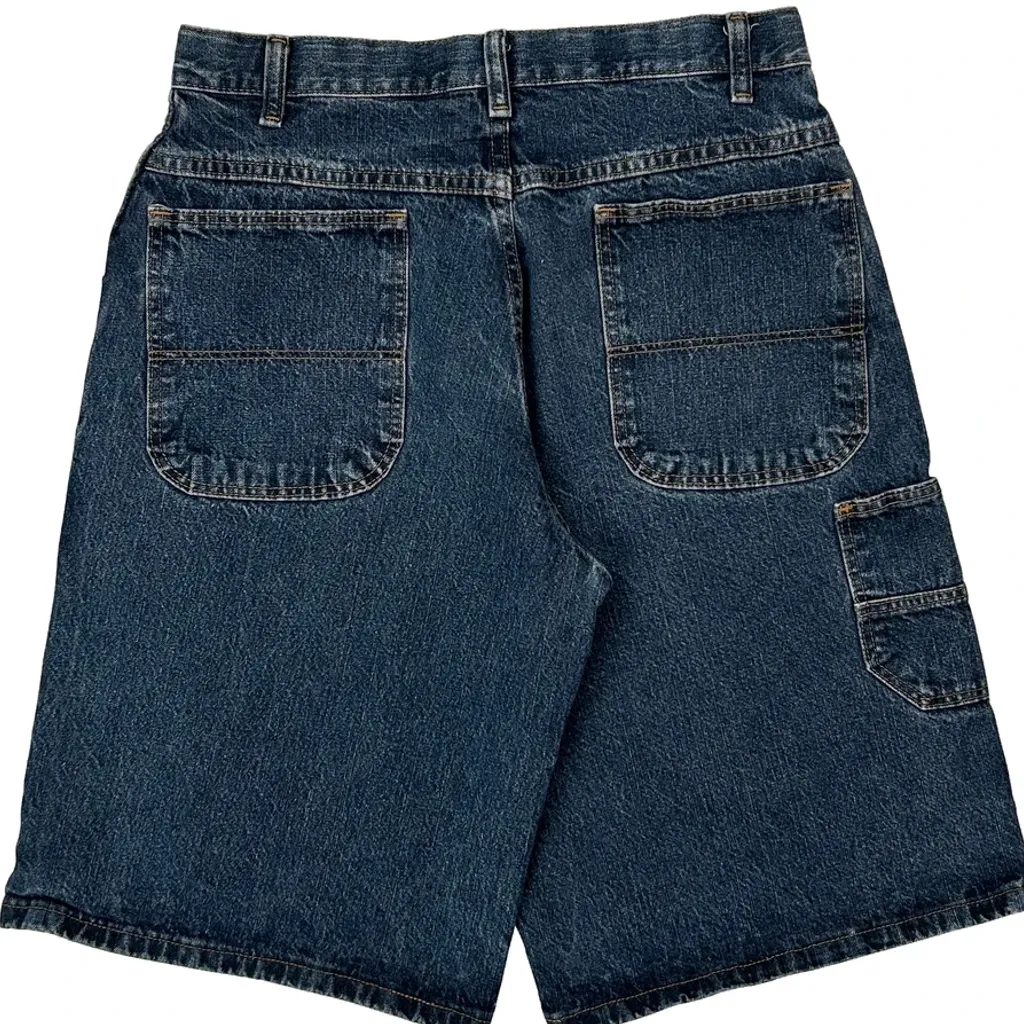 Age 14-16 Unbranded Denim Shorts - 28W 12L Blue Cotton - Image 8