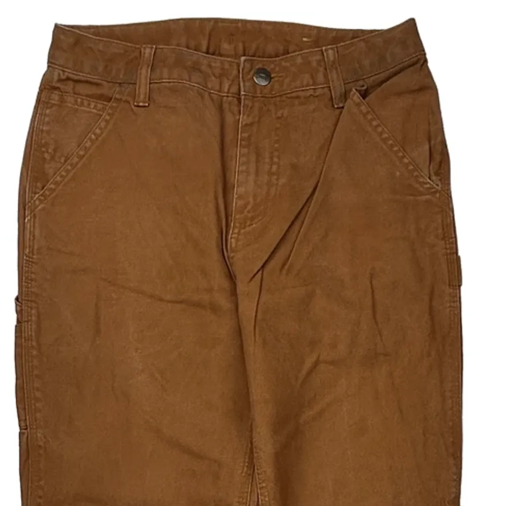 Age 14 Carhartt Carpenter Pants - Largew 31L Brown Cotton - Image 10