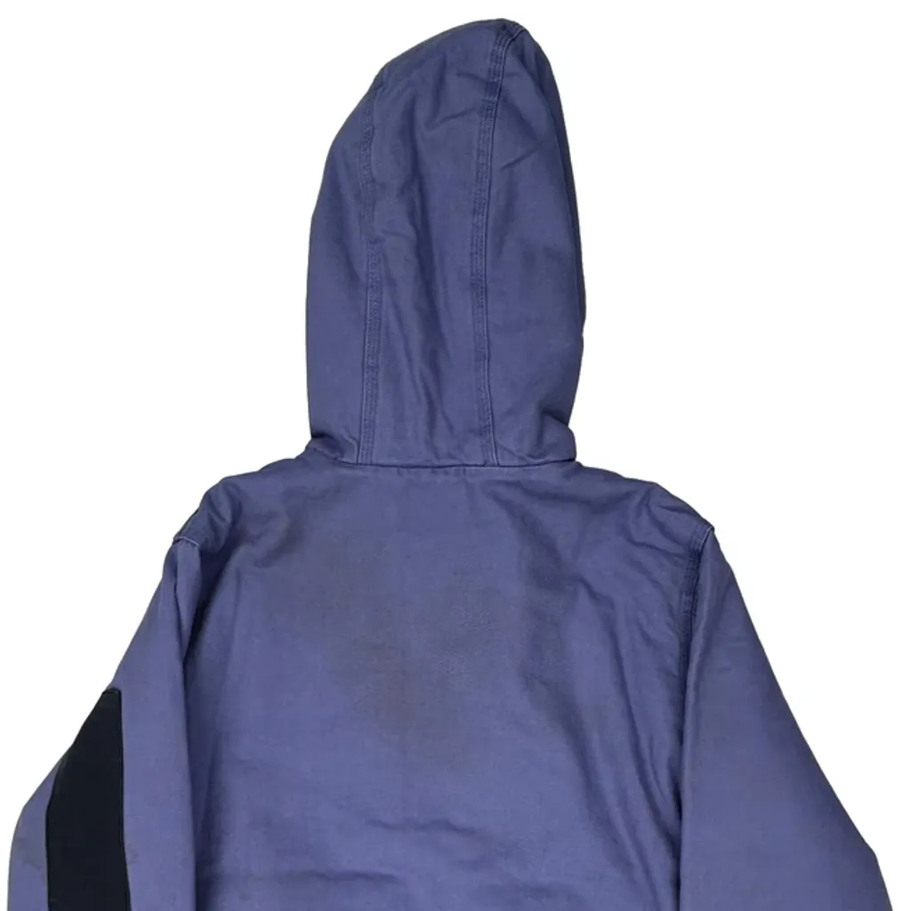 Age 14 Carhartt Jacket - Large Blue Cotton - Image 6