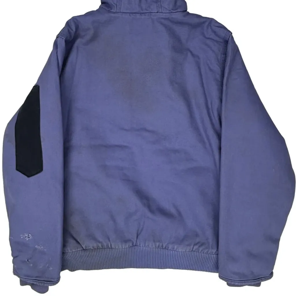 Age 14 Carhartt Jacket - Large Blue Cotton - Image 7