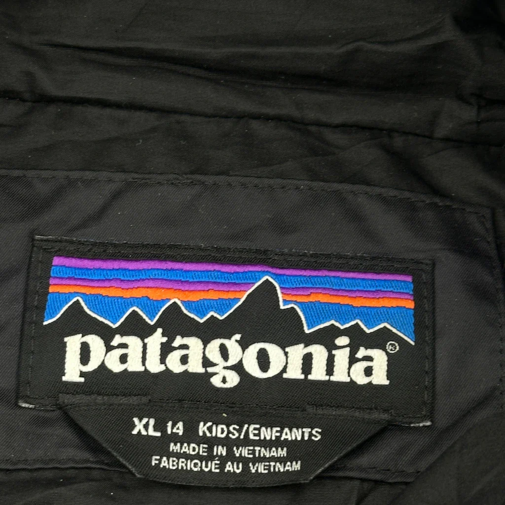 Age 14 Patagonia Puffer - XL Black Polyester - Image 3