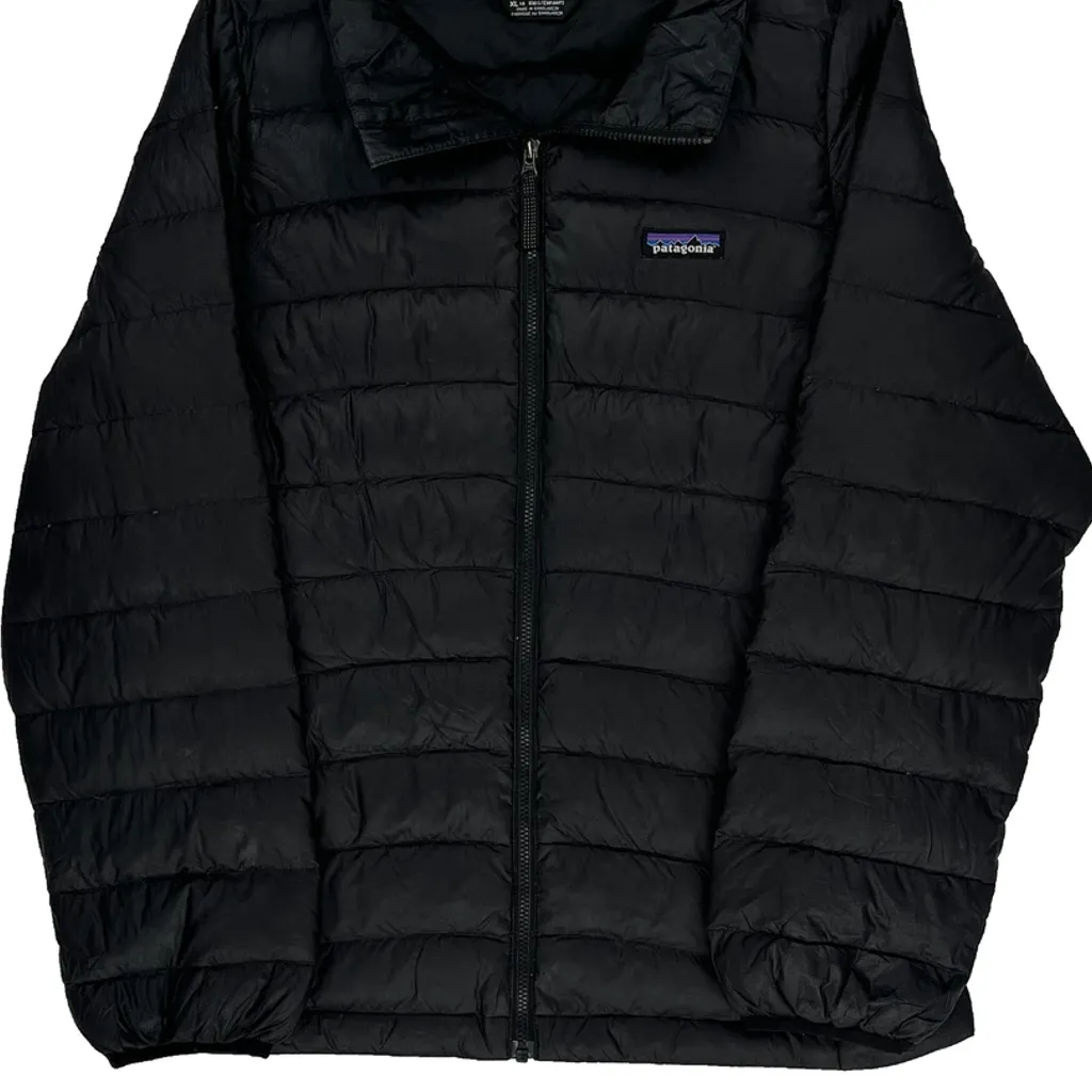 Age 14 Patagonia Puffer - XL Black Polyester - Image 4