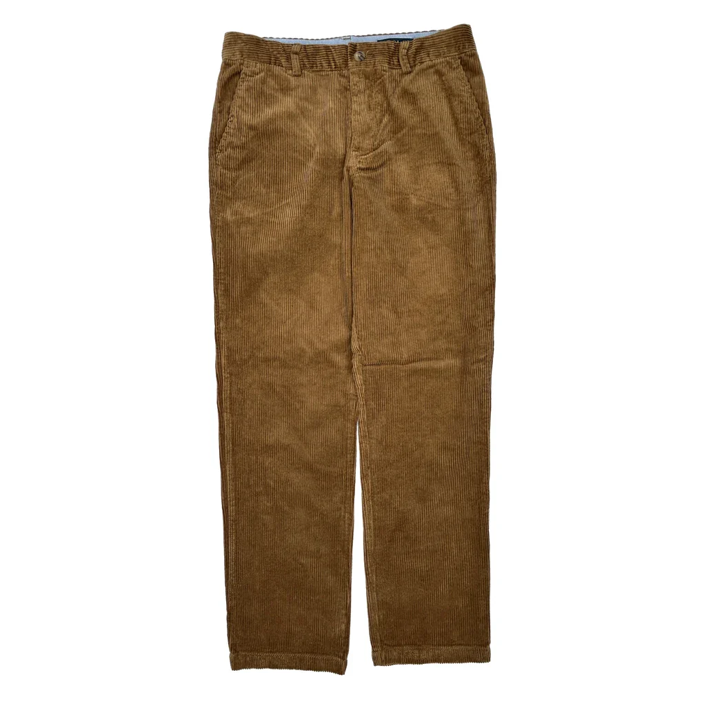 Age 14 Polo By Ralph Lauren Cord Trousers - Large Brown Cotton - Image 2