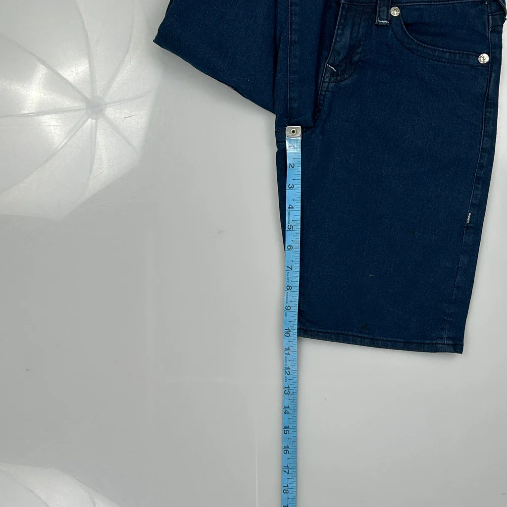 Age 14 Yo True Religion Denim Shorts - 28W 10L Blue Denim - Image 5