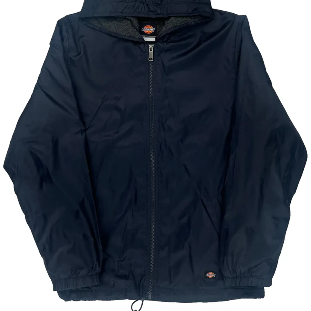 Age 15 Dickies Windbreaker - XL Navy Polyester - Image 4