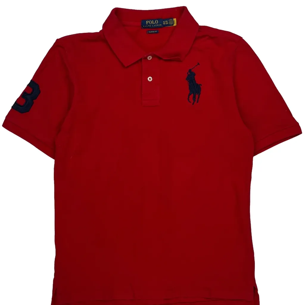 Age 15 Polo By Ralph Lauren Polo Shirt - XL Red Cotton - Image 4