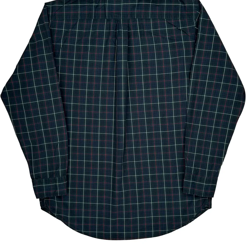 Age 15 Ralph Lauren Checked Shirt - XL Green Cotton - Image 6