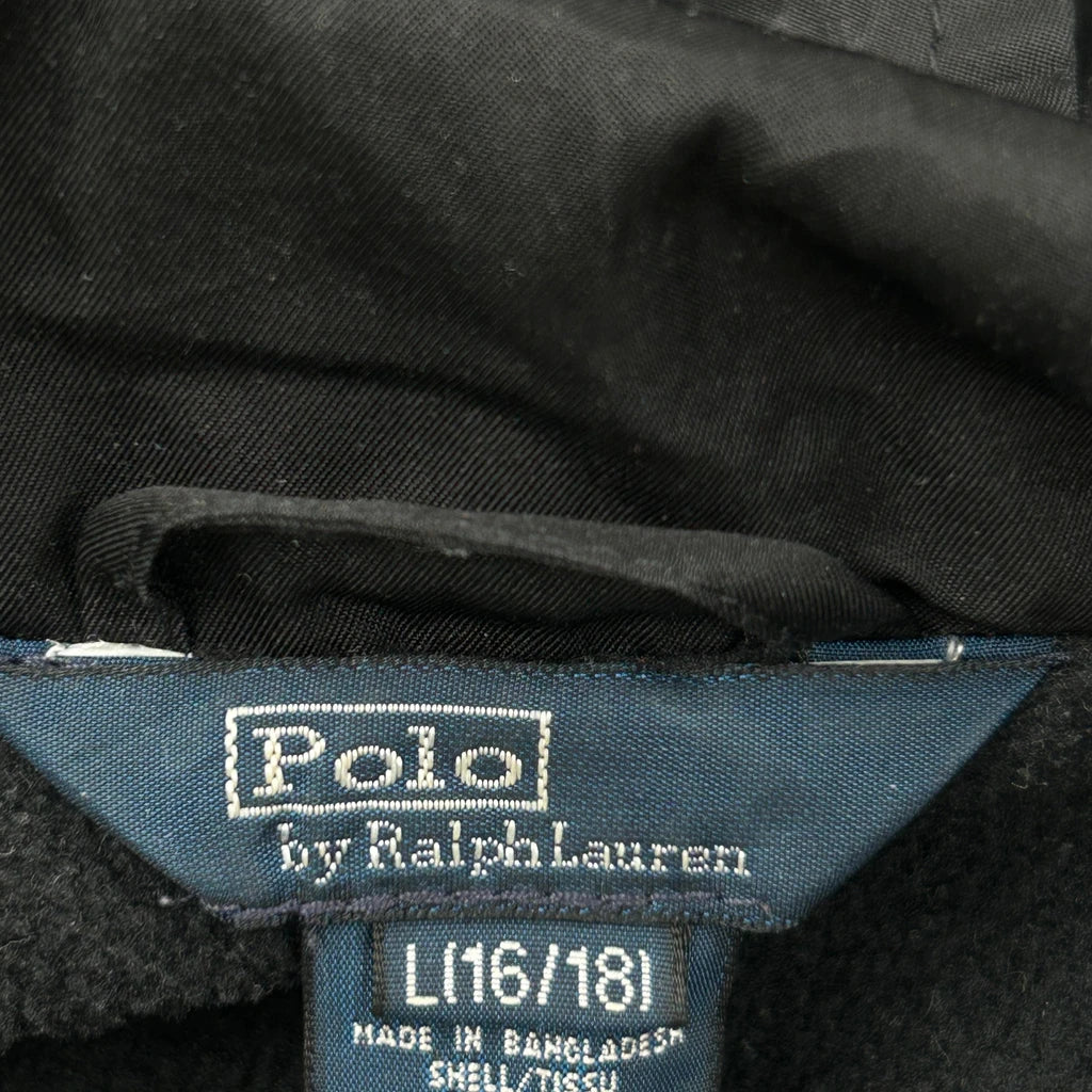 Age 16-18 Polo By Ralph Lauren Jacket - Large Black Polyester - Image 3