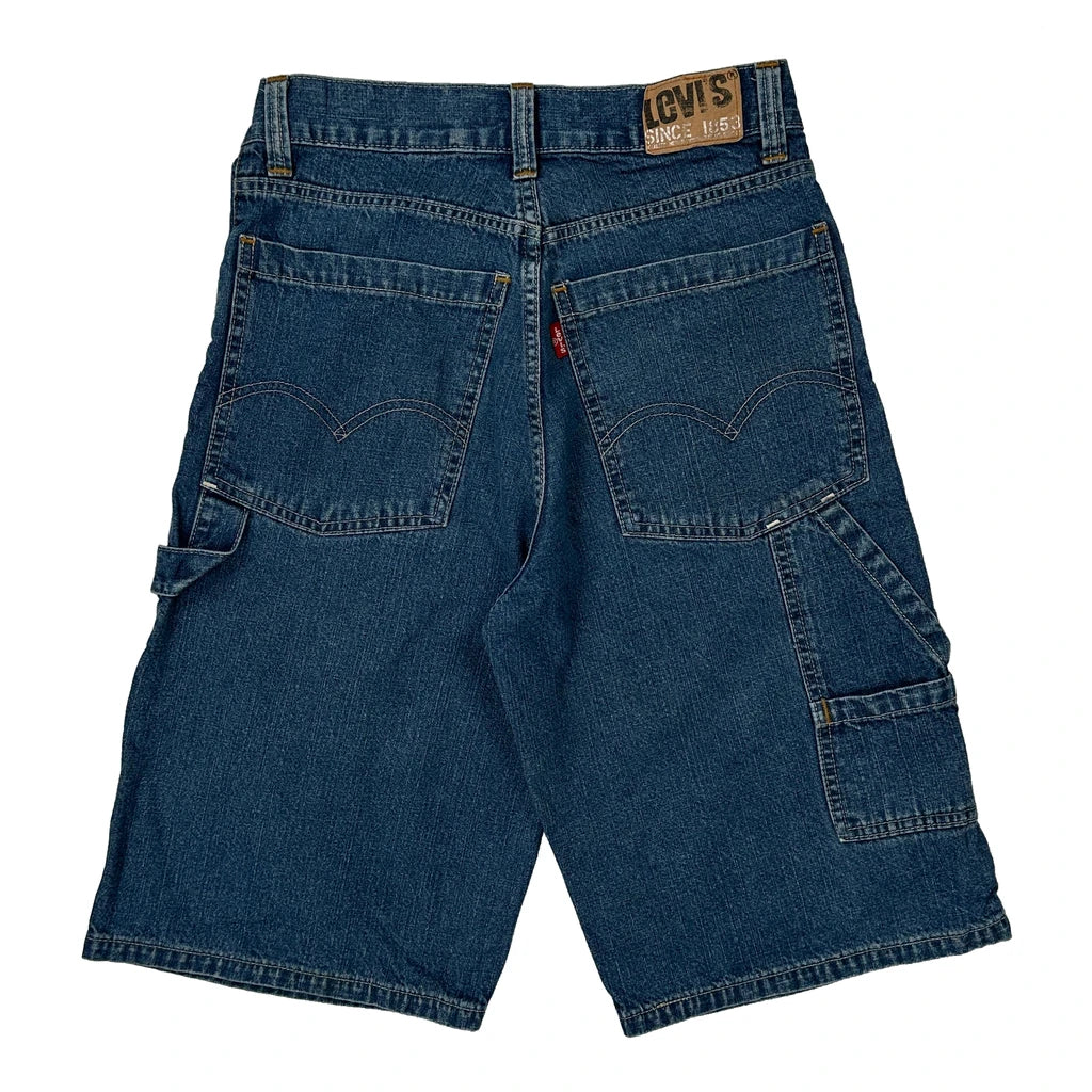 Age 16 Levis Denim Shorts - 28W 11L Blue Denim