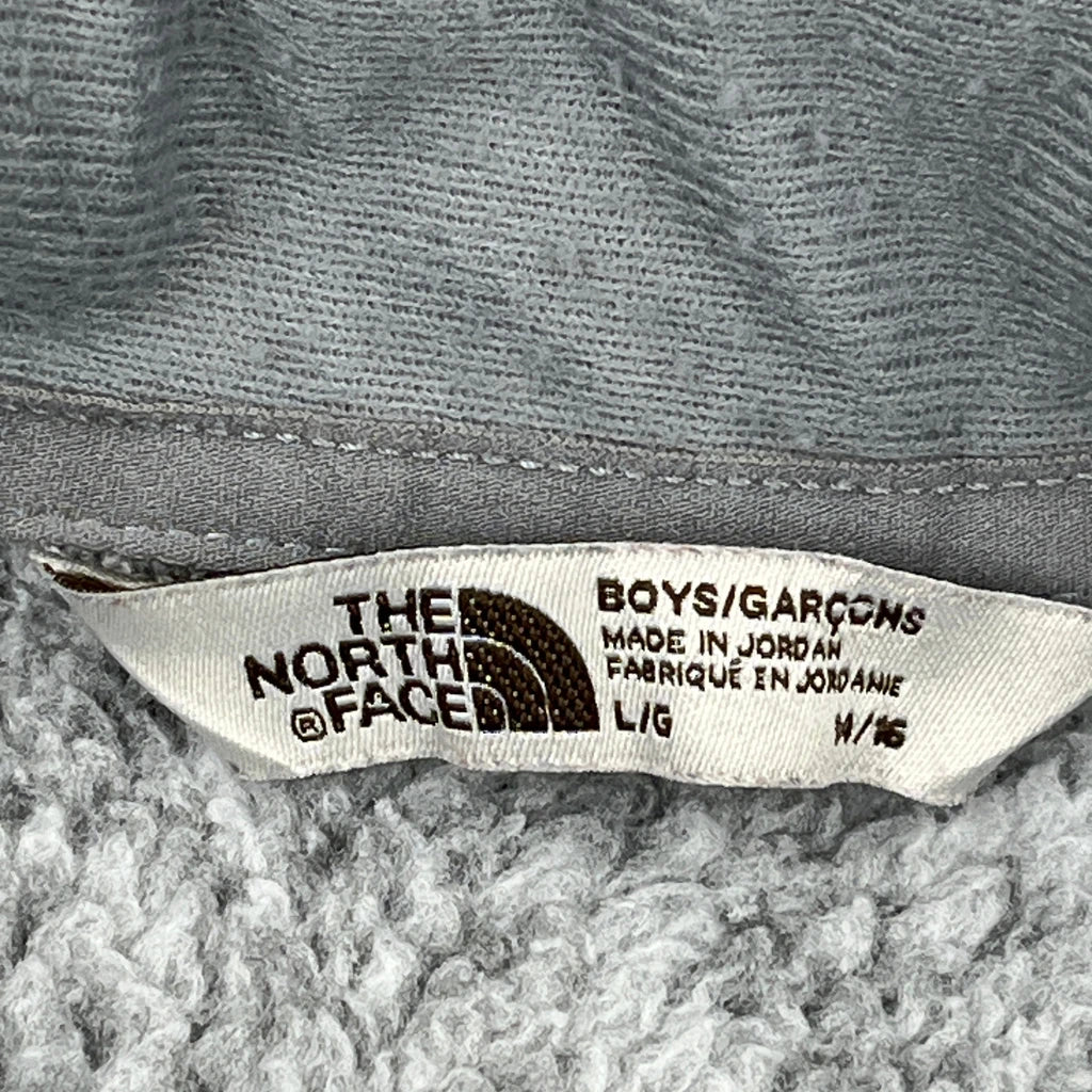 Age 16 The North Face Fleece Jacket - Large Grey Polyester - Image 3