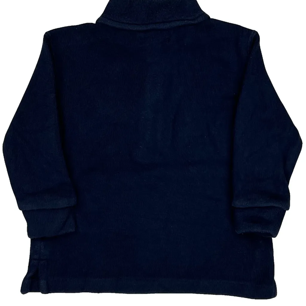 Age 16M Ralph Lauren Long Sleeve T-Shirt - 3XS Navy Cotton - Image 7
