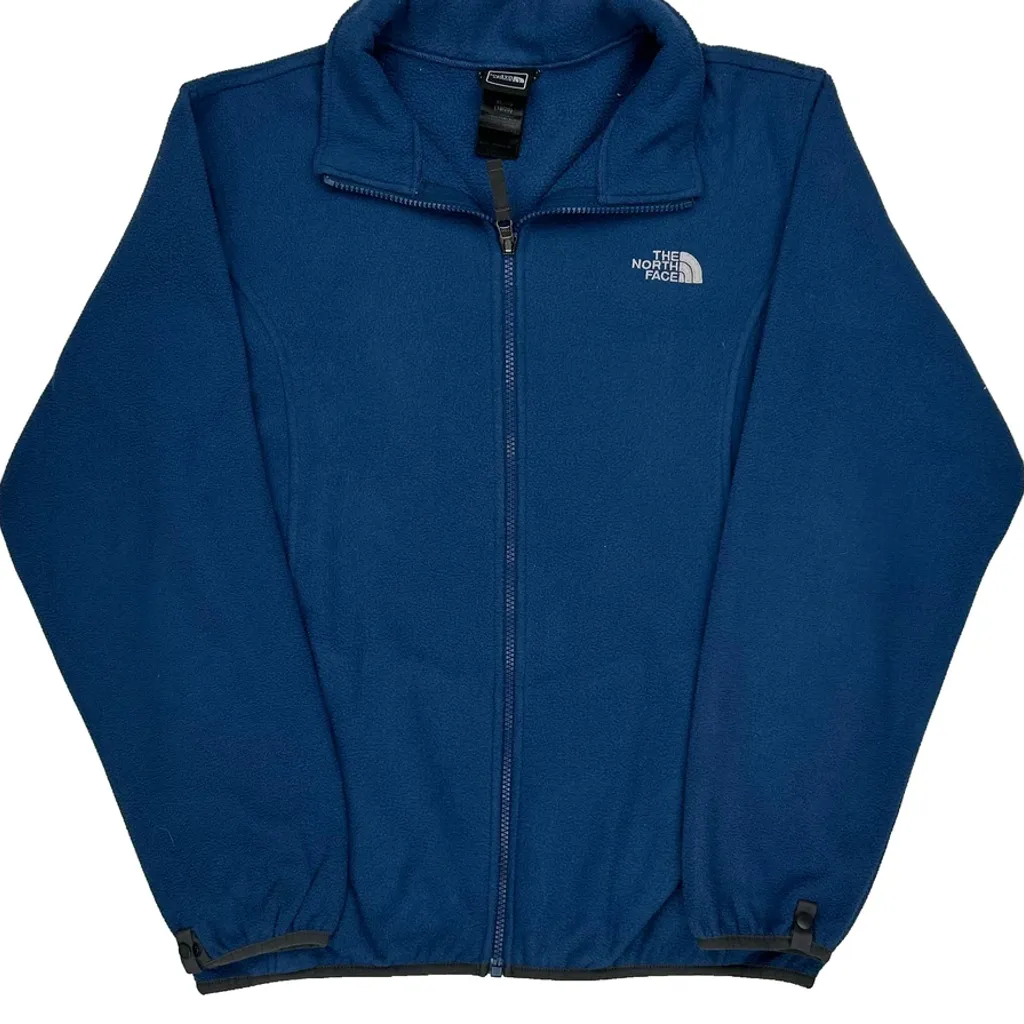 Age 18-20 The North Face Fleece Jacket - XL Blue Polyester - Image 6