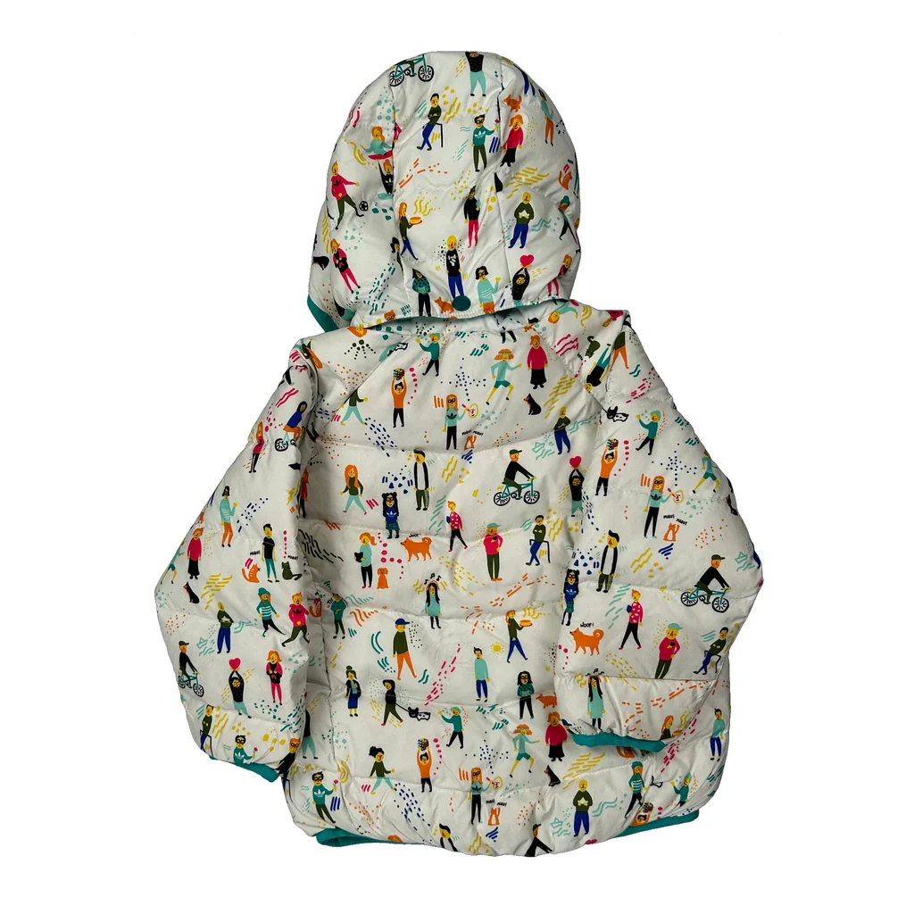 Age 18-24 Months Adidas Graphic Puffer - 2XS Multicoloured Polyester - Image 2