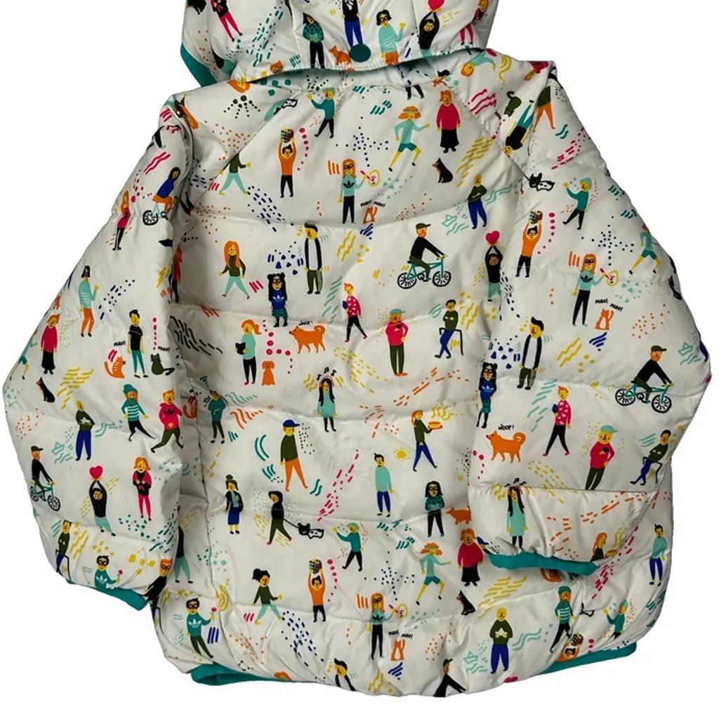 Age 18-24 Months Adidas Graphic Puffer - 2XS Multicoloured Polyester - Image 6
