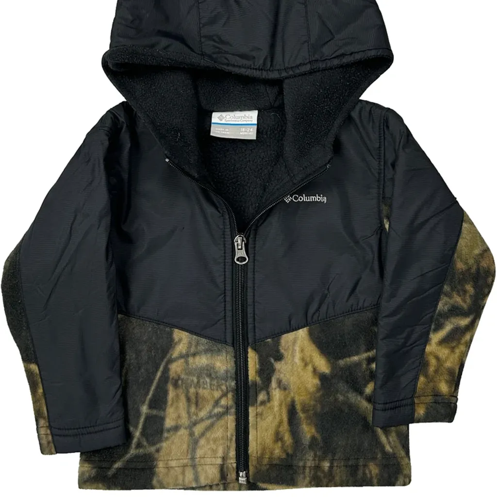 Age 18-24 Months Columbia Camo Jacket - 2XS Black Polyester - Image 4