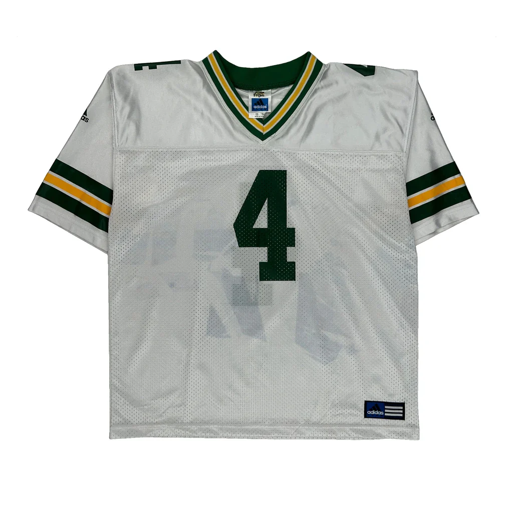 Age 18 Green Bay Packers Adidas Football Football Jersey - Large Yellow Polyester