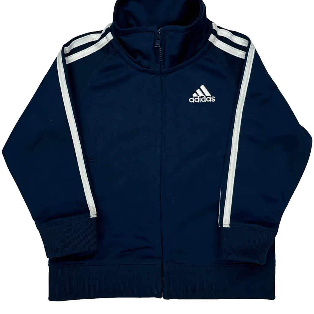 Age 18 Months Adidas Track Jacket - 2XS Navy Polyester - Image 5