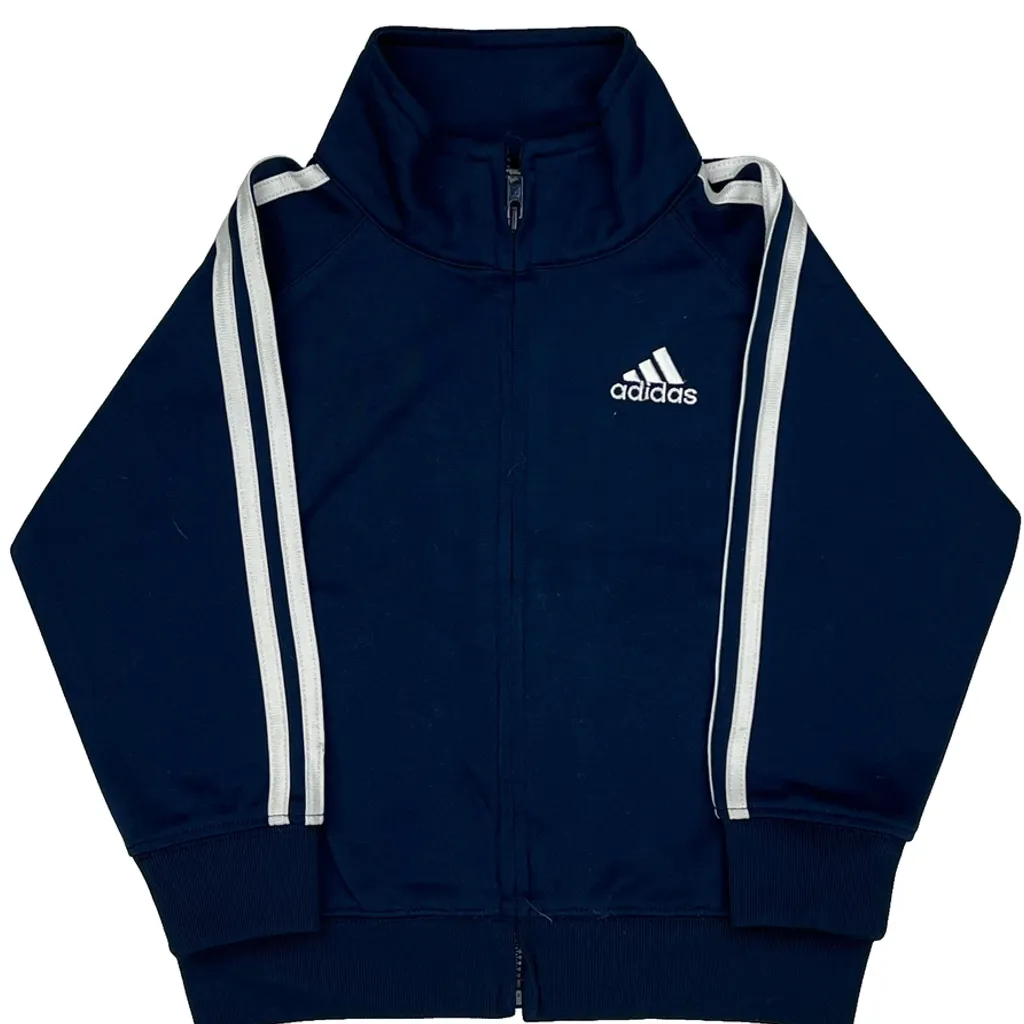 Age 18 Months Adidas Track Jacket - 3XS Navy Polyester - Image 5