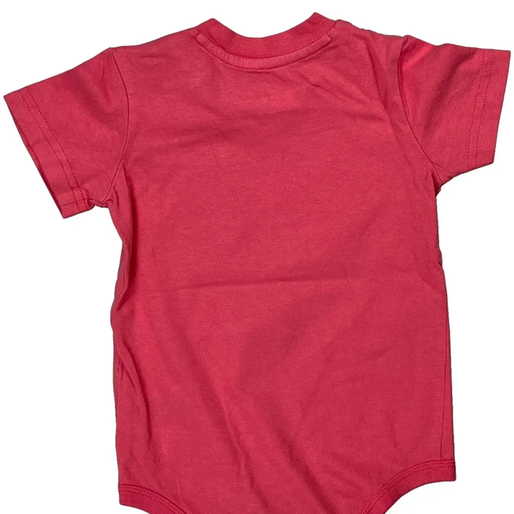Age 18 Months Carhartt Bodysuit - 3XS Red Cotton - Image 6