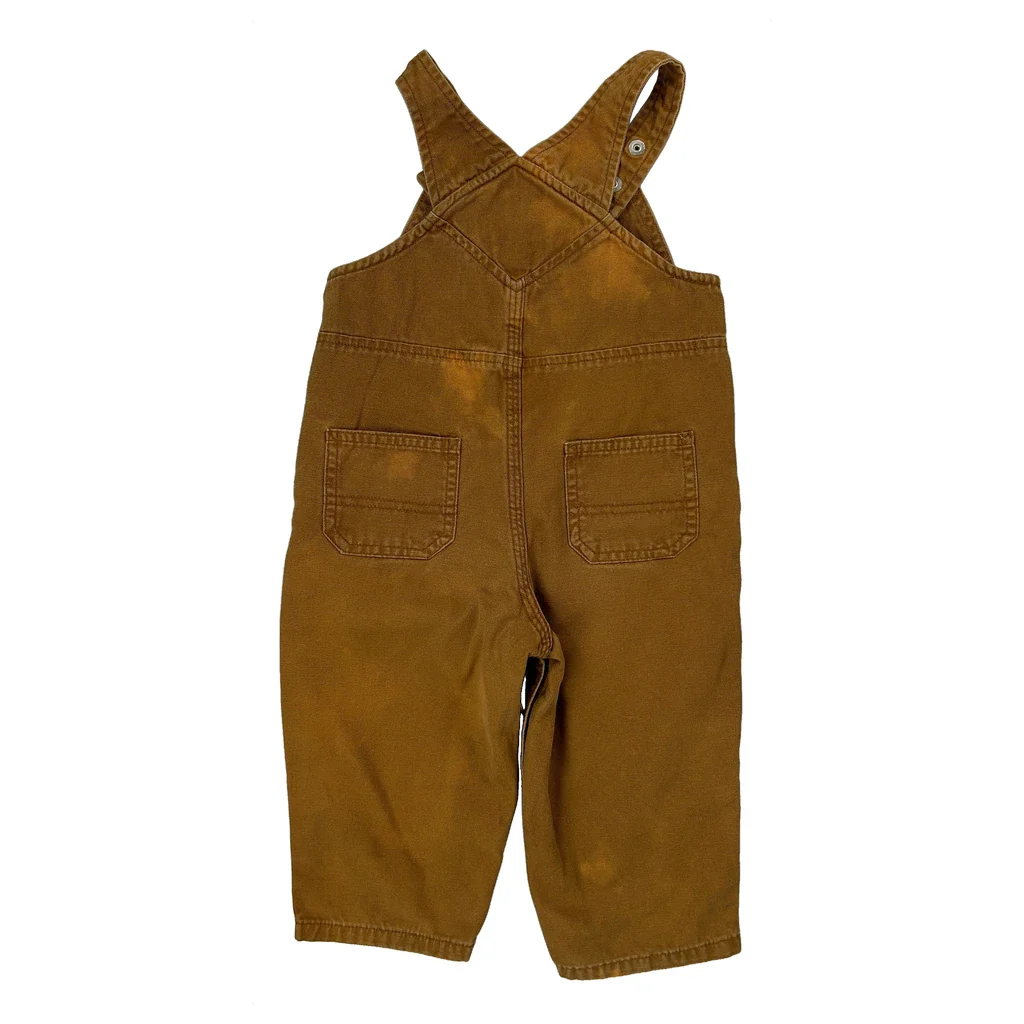 Age 18 Months Carhartt Dungarees - 2XS Brown Cotton - Image 2