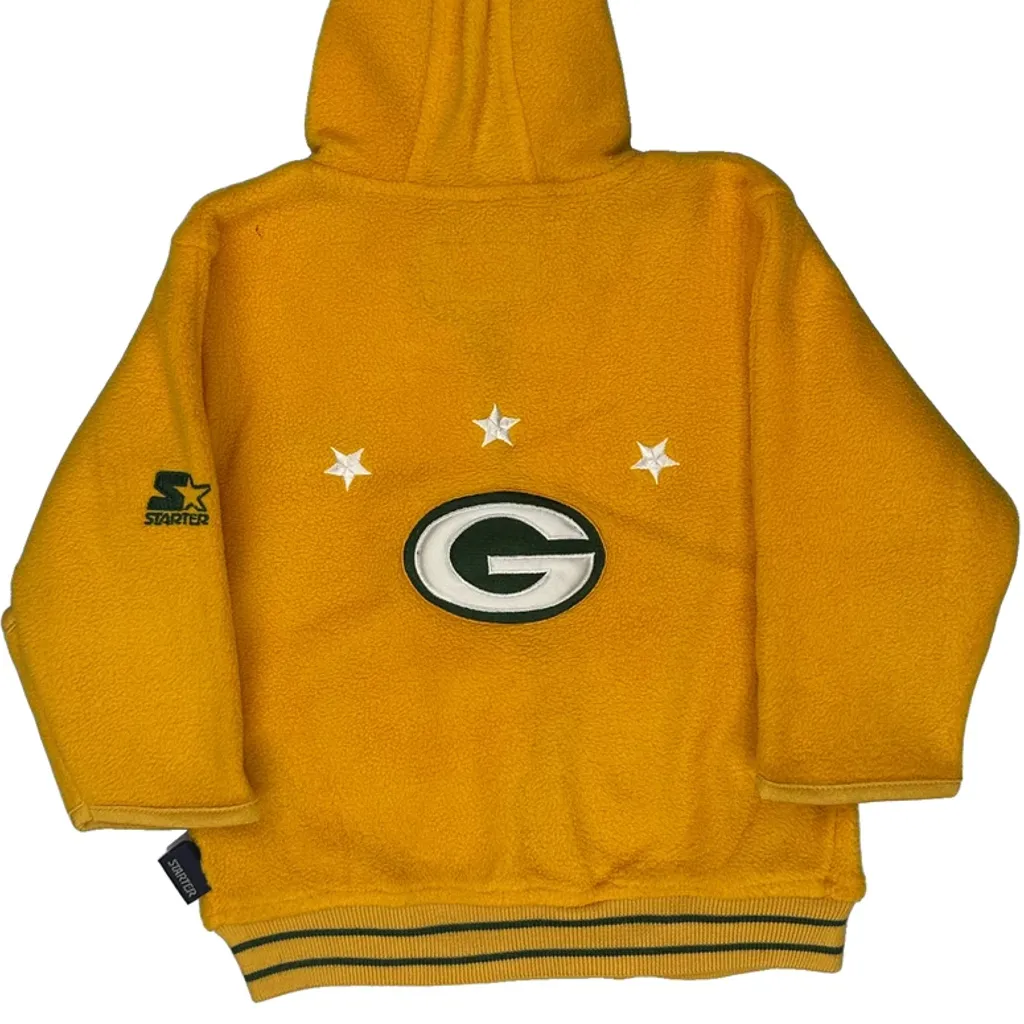 Age 18 Months Green Bay Packers Starter Hoodie - 2XS Yellow Polyester - Image 6