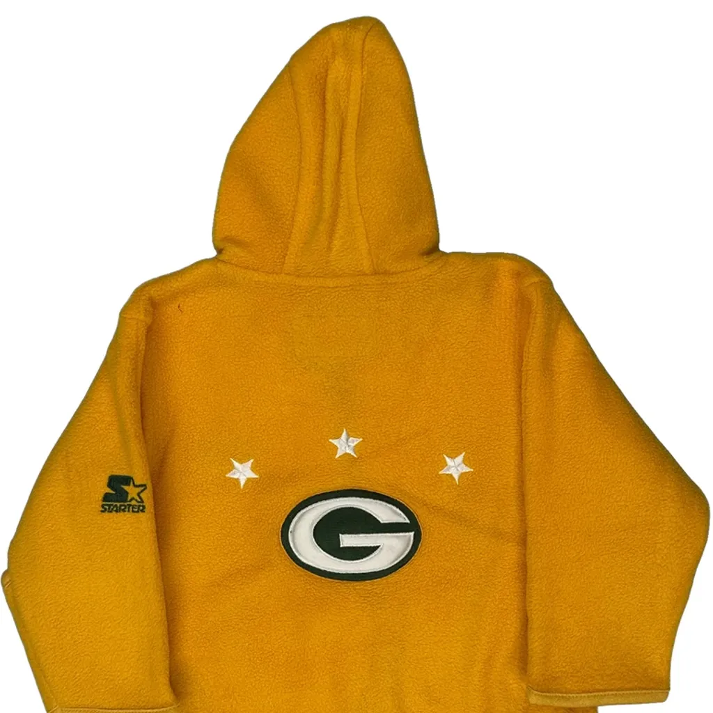 Age 18 Months Green Bay Packers Starter Hoodie - 2XS Yellow Polyester - Image 7