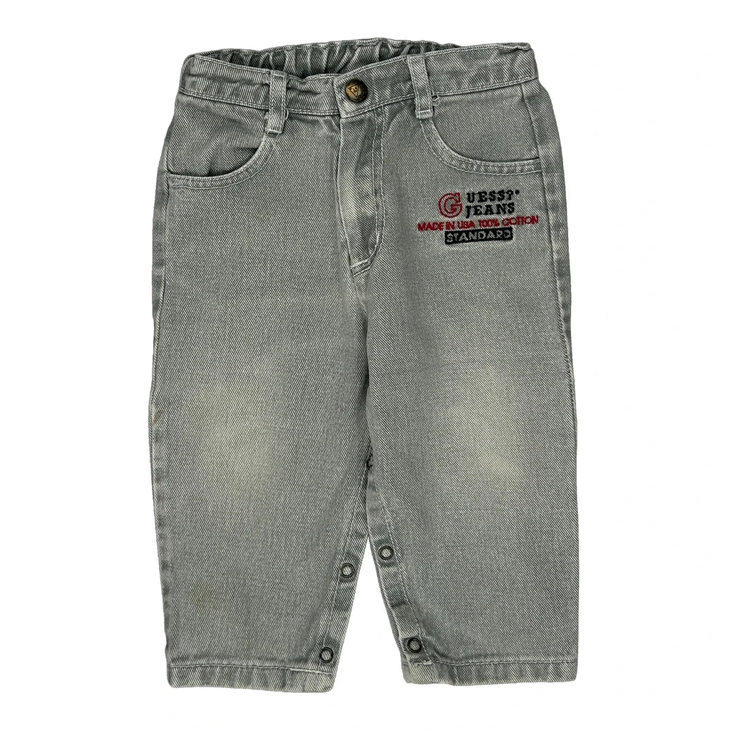 Age 18 Months Guess Jeans - XS Grey Cotton