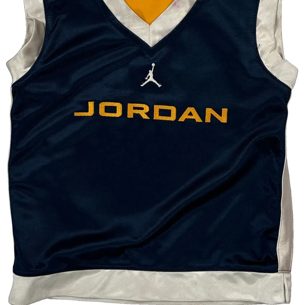 Age 18 Months Jordan Reversible Jersey - 3XS Blue Polyester - Image 4
