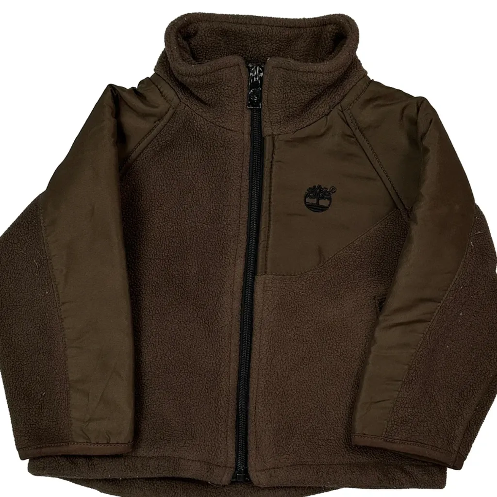 Age 18 Months Timberland Fleece Jacket - 3XS Brown Polyester - Image 4