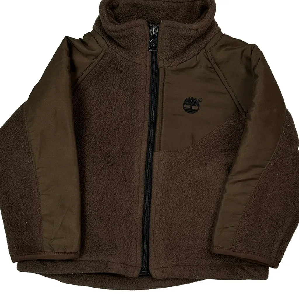 Age 18 Months Timberland Fleece Jacket - 3XS Brown Polyester - Image 5
