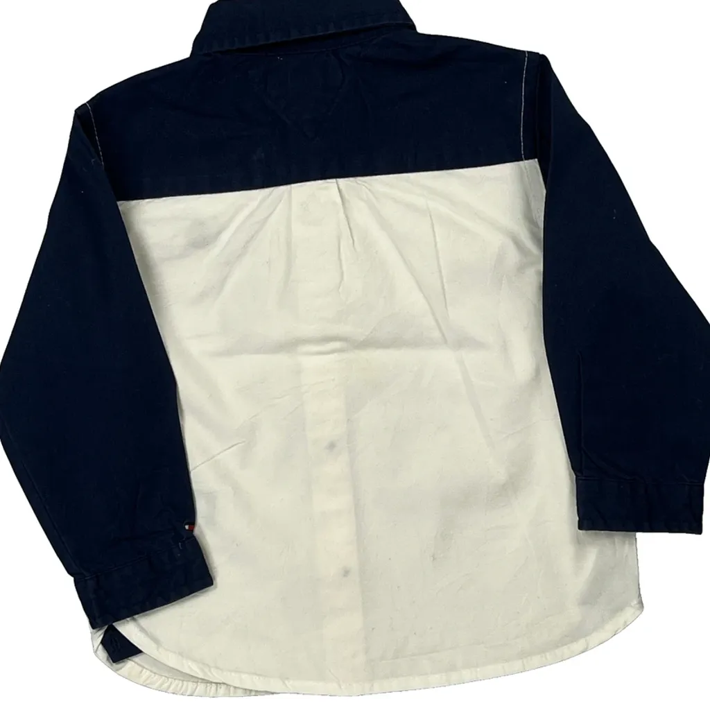 Age 18 Months Tommy Hilfiger Shirt - 3XS Navy Cotton - Image 6