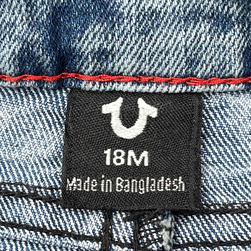 Age 18 Months True Religion Denim Shorts - Xx-Smallw 4L Blue Denim - Image 3