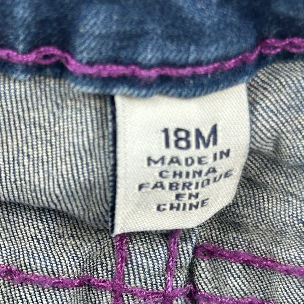 Age 18 Months True Religion Jeans - 2XS Blue Denim - Image 3