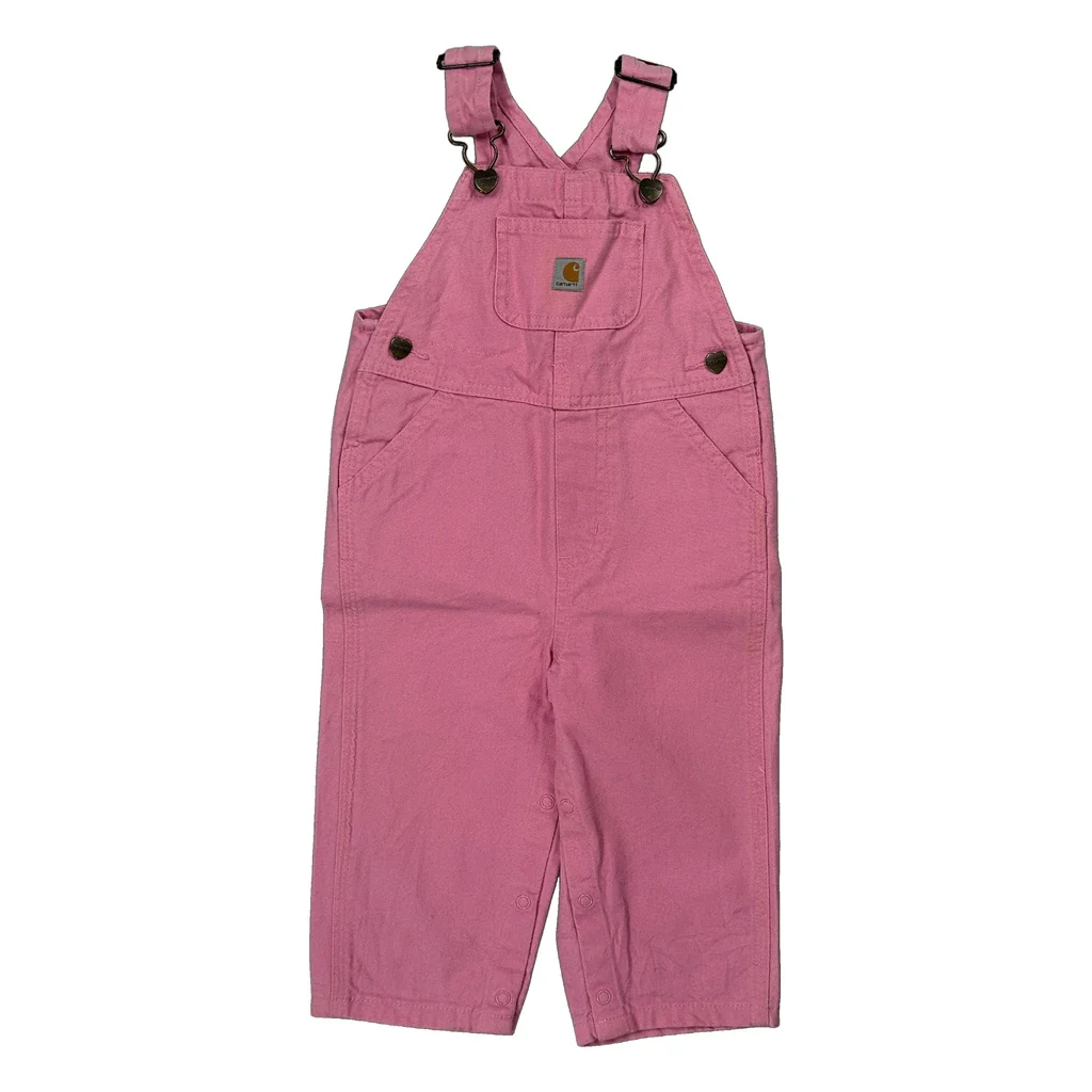 Age 18M Carhartt Overalls - 3XS Pink Cotton