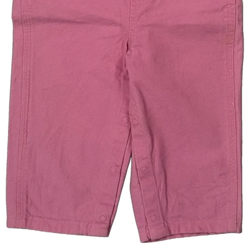 Age 18M Carhartt Overalls - 3XS Pink Cotton - Image 4