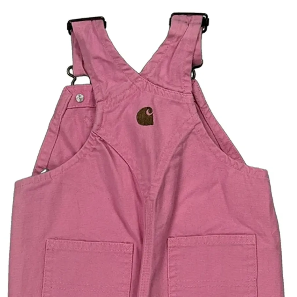 Age 18M Carhartt Overalls - 3XS Pink Cotton - Image 7