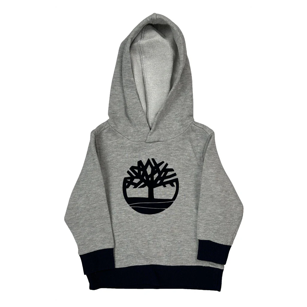 Age 18M Timberland Hoodie - 3XS Gray Cotton