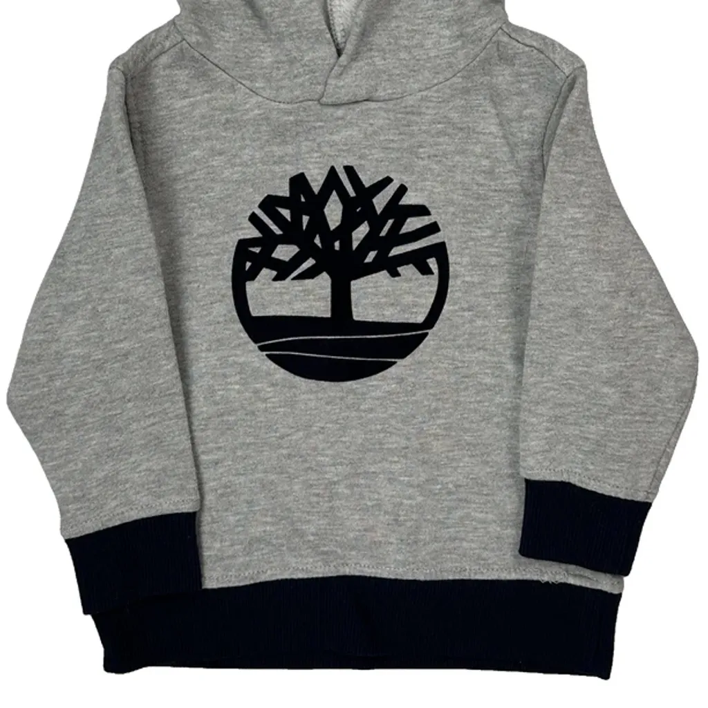 Age 18M Timberland Hoodie - 3XS Gray Cotton - Image 5