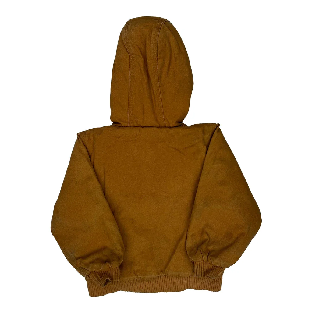 Age 2-3 Carhartt Jacket - XS Brown Cotton - Image 2