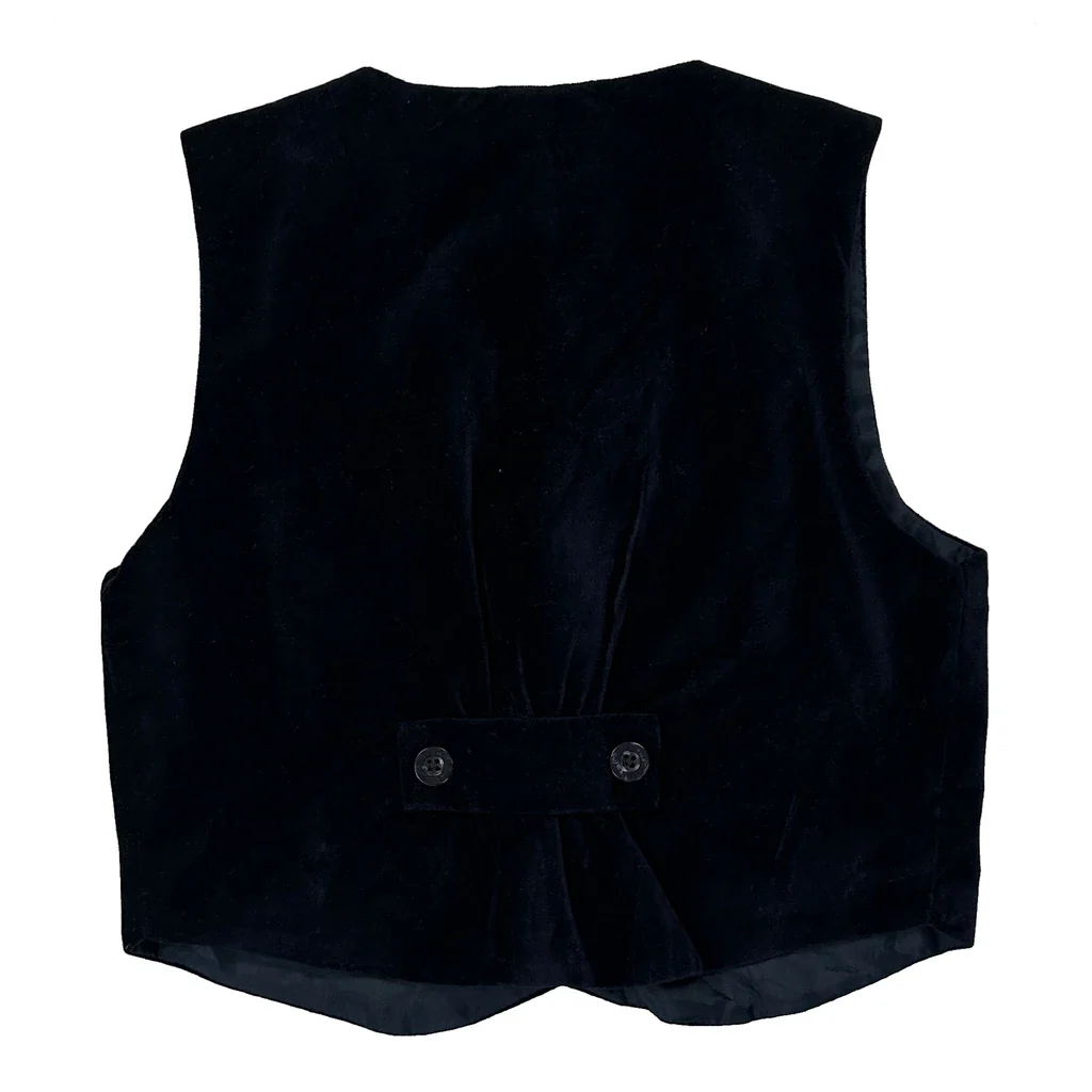 Age 2-3 Disney Waistcoat - XS Black Cotton - Image 2
