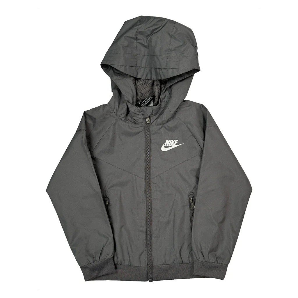 Age 2-3 Nike Windbreaker - 2XS Gray Polyester